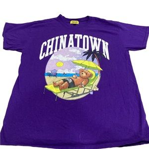 Chinatown Market purple Bear tee. Men’s large.